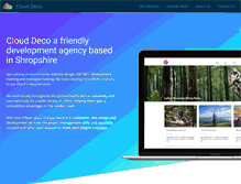 Tablet Screenshot of clouddeco.com